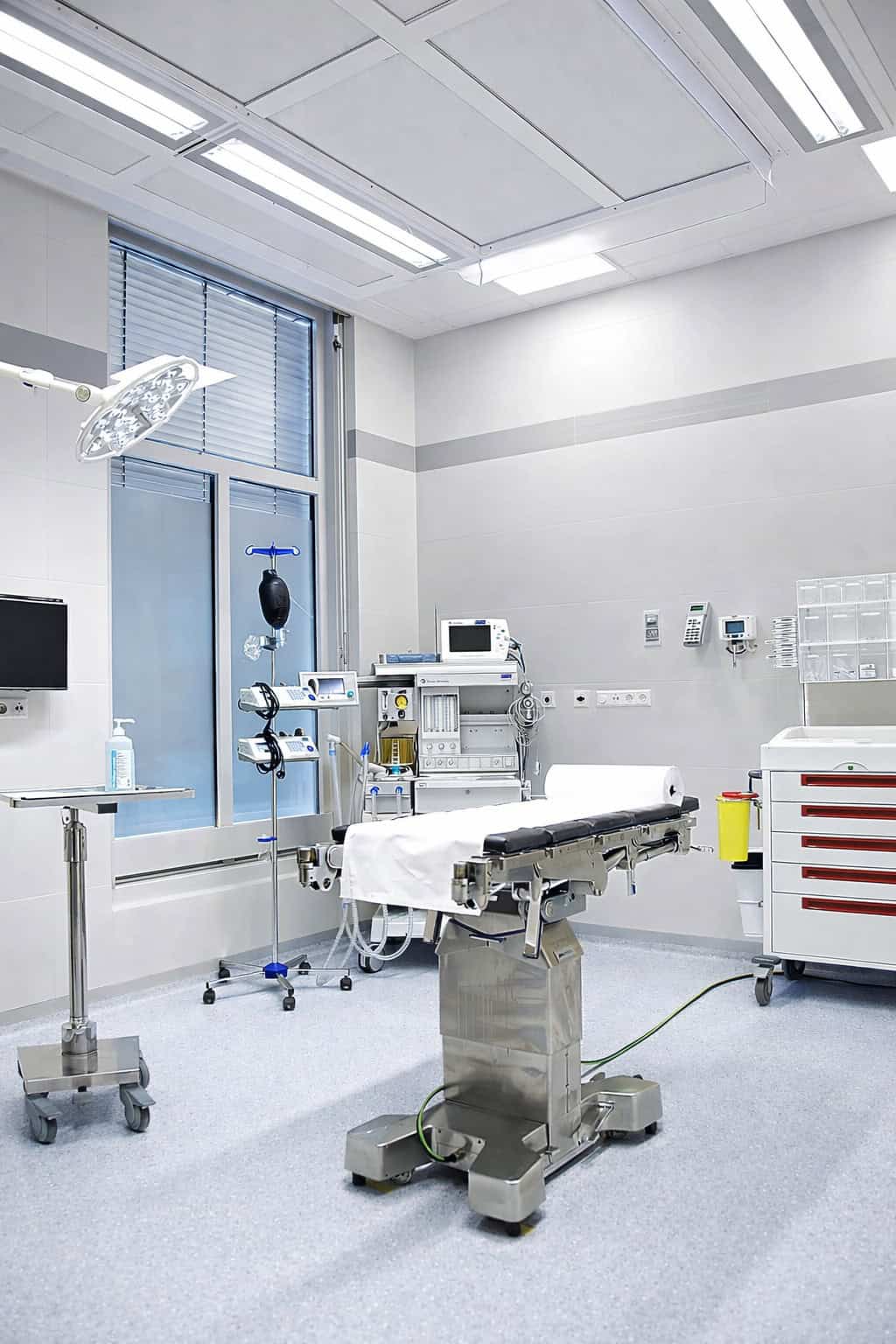 Sala zabiegowa kliniki — metody aborcji w Stadskliniek Utrecht